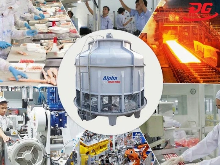 Ứng dụng tháp giải nhiệt Alpha 50RT