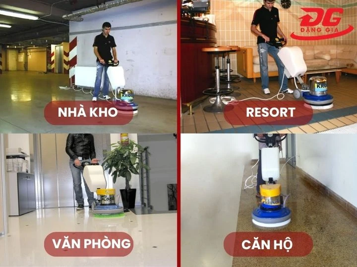 Ứng dụng không thể thiếu của máy chà sàn Klindex