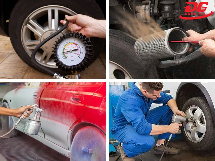 Ứng dụng máy nén khí 12L