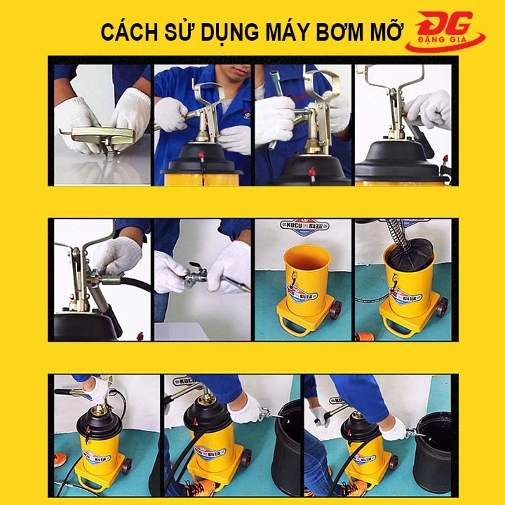 cách dùng máy bơm mỡ