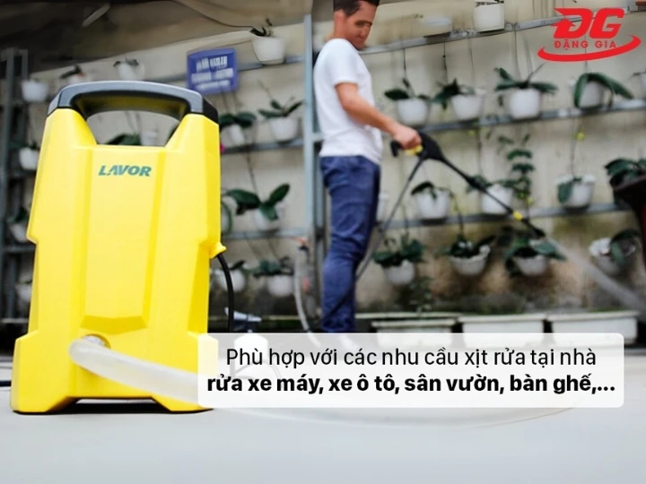 Máy rửa xe Lavor SMART 120 đa năng