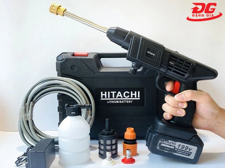 Phụ kiện máy rửa xe Hitachi 199V cầm tay dùng pin