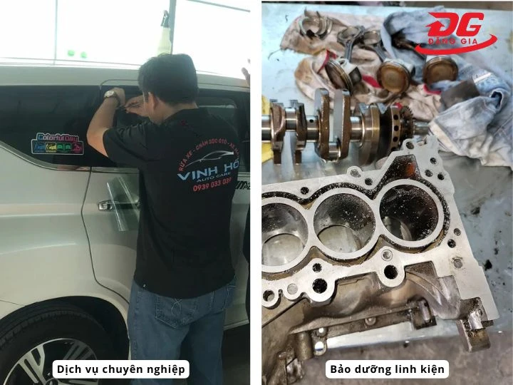 Dịch vụ tại tiệm rửa xe An Giang Vinh Hồ Auto Care