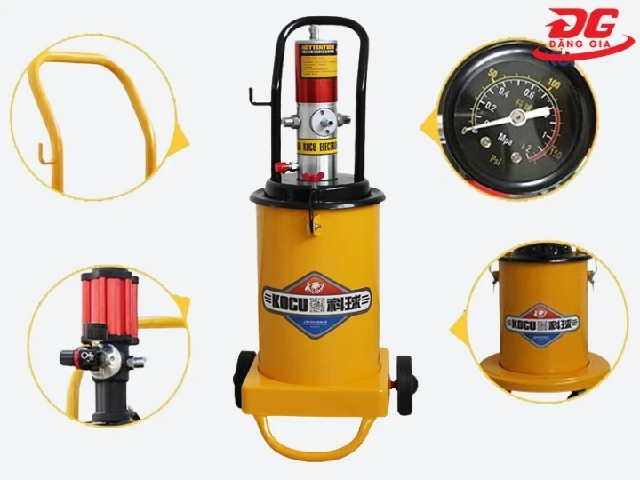Máy bơm mỡ khí nén Kocu GZ-3 độ bền cao