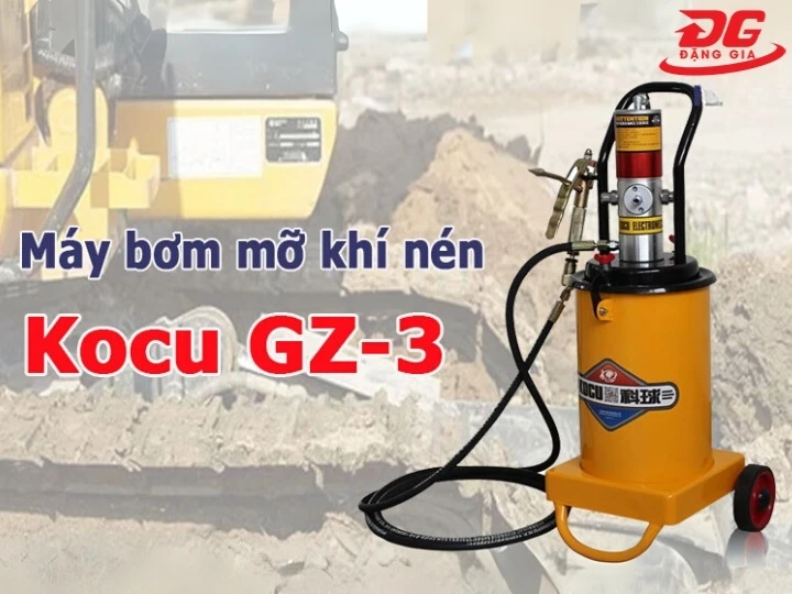 Giá máy bơm mỡ khí nén Kocu GZ-3