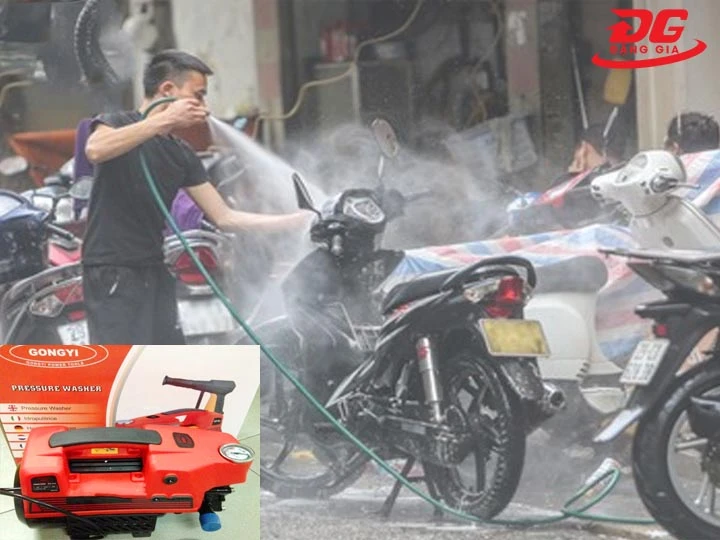Máy rửa xe Gongyi thiết kế gọn nhẹ