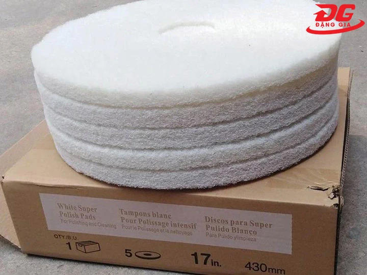 Pad chà sàn màu trắng