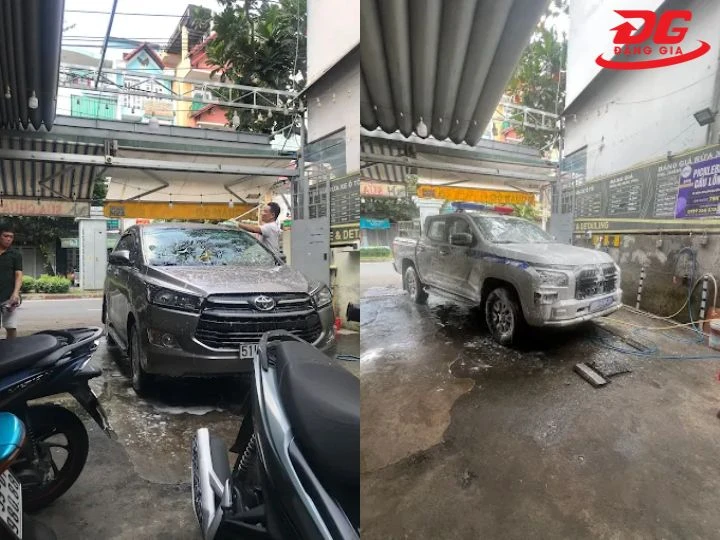 Rửa xe quận Tân Phú Ong THợ siêu có tâm