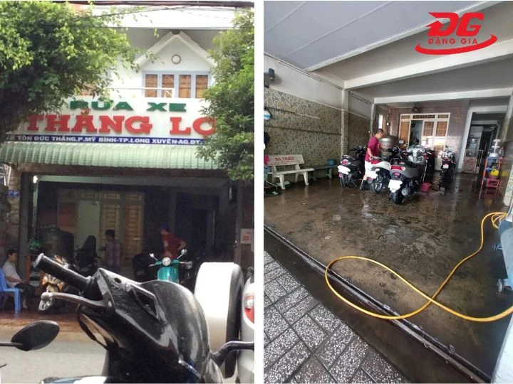 Tiệm rửa xe An Giang Thắng Lợi