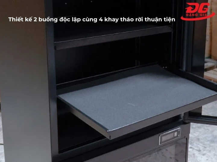 Tủ chống ẩm chính hãng Kumisai DHC 400 dung tích to