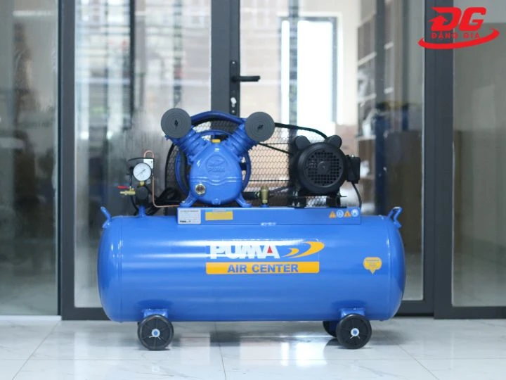 Chuẩn bị máy nén khí cho tiệm rửa xe