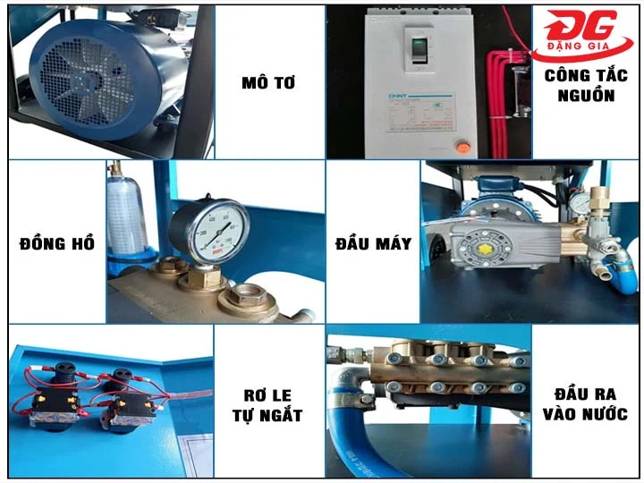 động cơ máy rửa xe Palada HM5027 khỏe