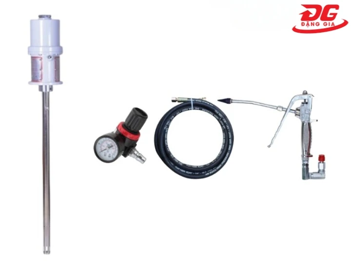 Máy bơm mỡ thùng phuy GZ-175 bơm mỡ đều