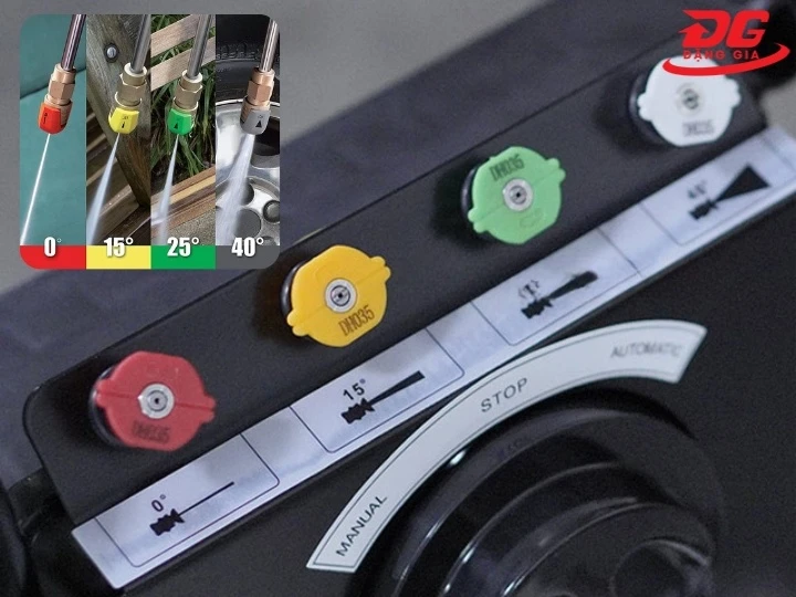 béc phun máy rửa xe tự động ngắt Kumisai KMS 250/7.5 