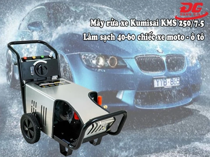 máy rửa xe tự động ngắt Kumisai KMS 250/7.5