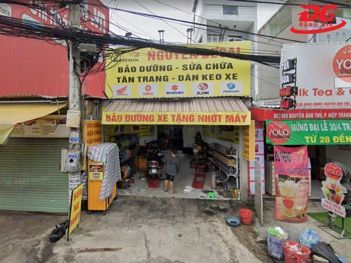 Tiệm rửa xe máy Tp.Hcm Nguyễn Decal
