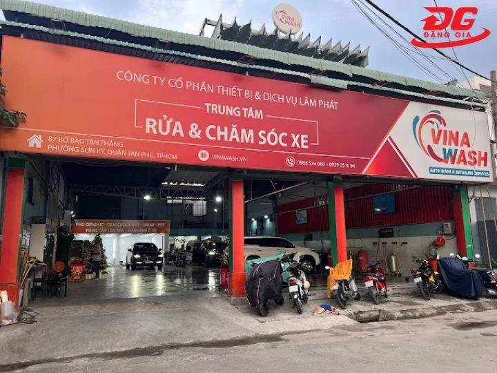 Tiệm rửa xe máy Tp.Hcm Vina Wash