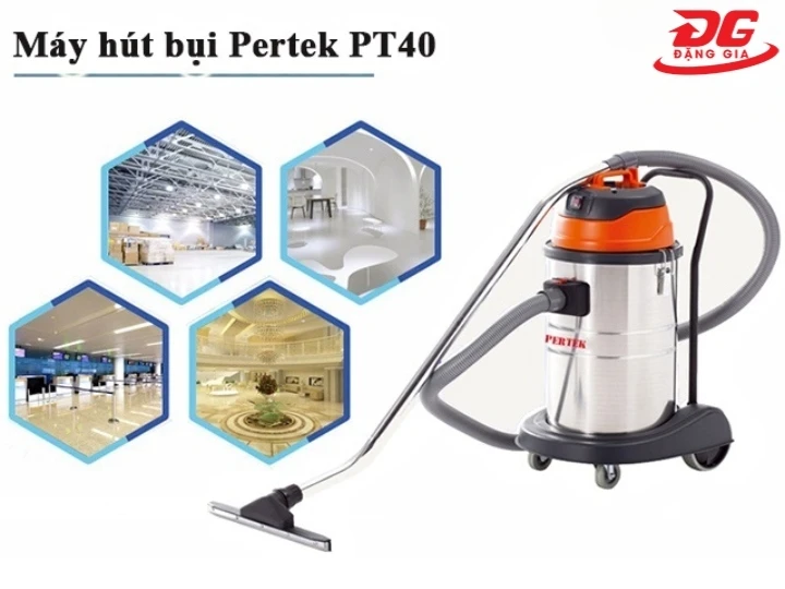 Ứng dụng máy hút bụi công nghiệp Pertek PT40