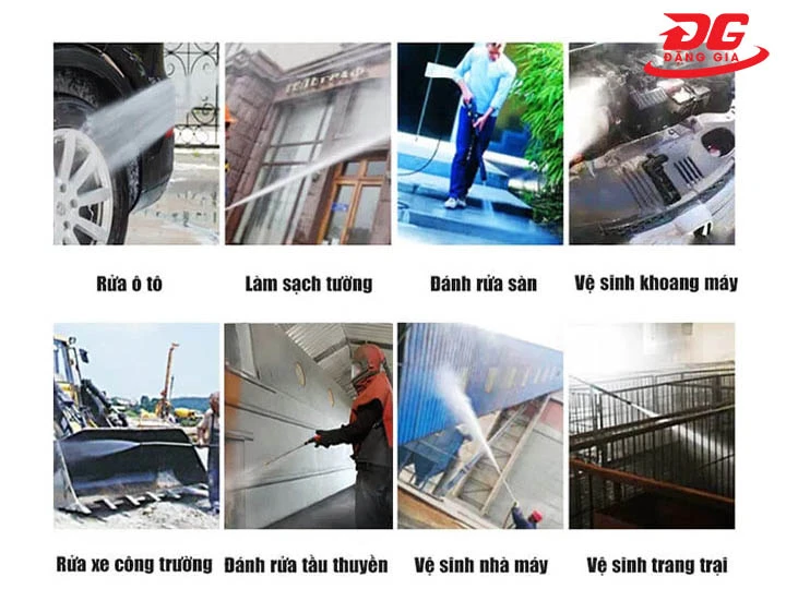 ứng dụng máy phun rửa cao áp Kumisai KMS-350/15