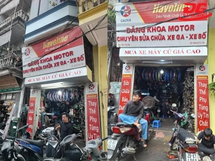 Tiệm rửa xe Ba Đình Đăng Khoa