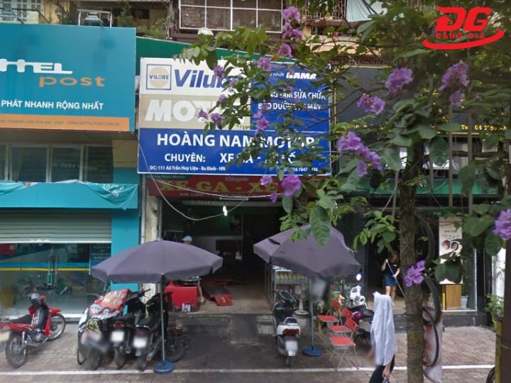 Tiệm rửa xe Ba Đình Hoàng Nam