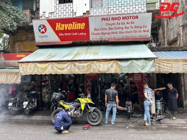 Tiệm rửa xe Ba Đình Phú Nhọ