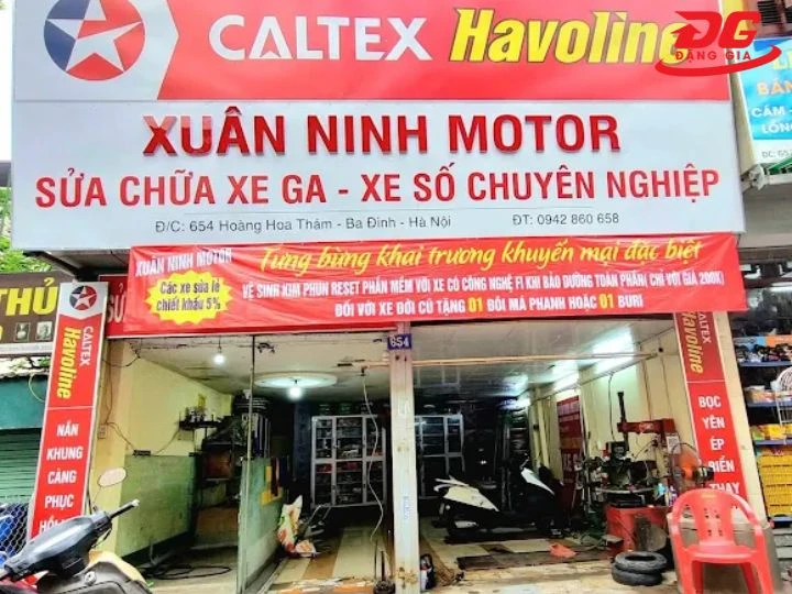 Tiệm rửa xe Ba Đình Xuân Ninh