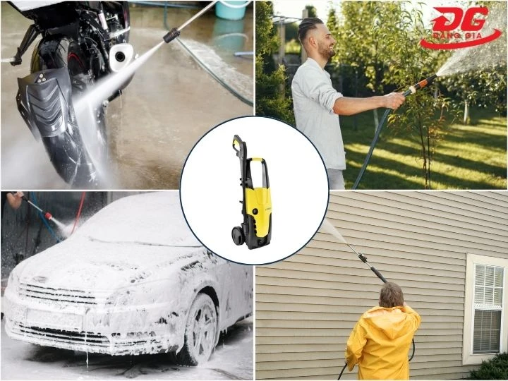 Ứng dụng của máy rửa xe Lavor STM 140 