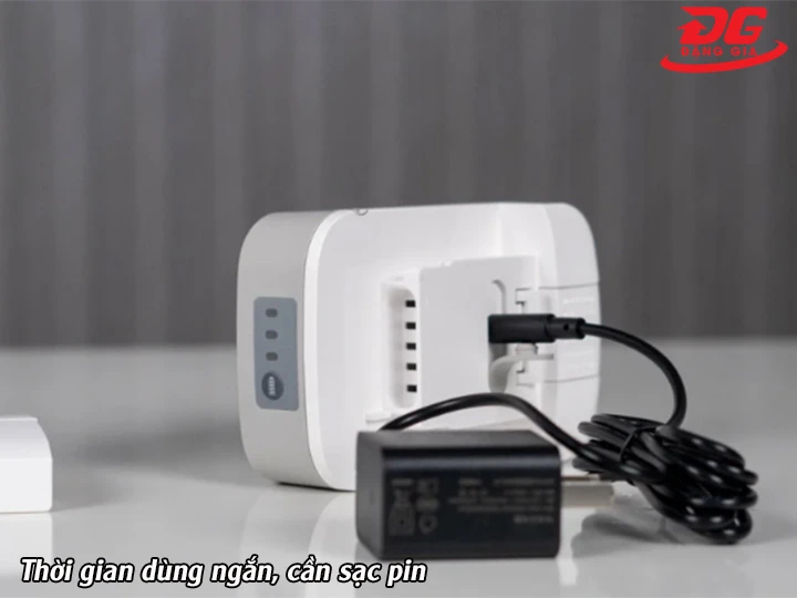 thời gian dùng máy rửa xe xiaomi ngắn