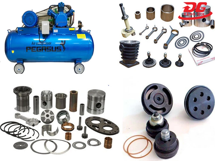 máy nén khí cũ có sẵn phụ tùng thay thế