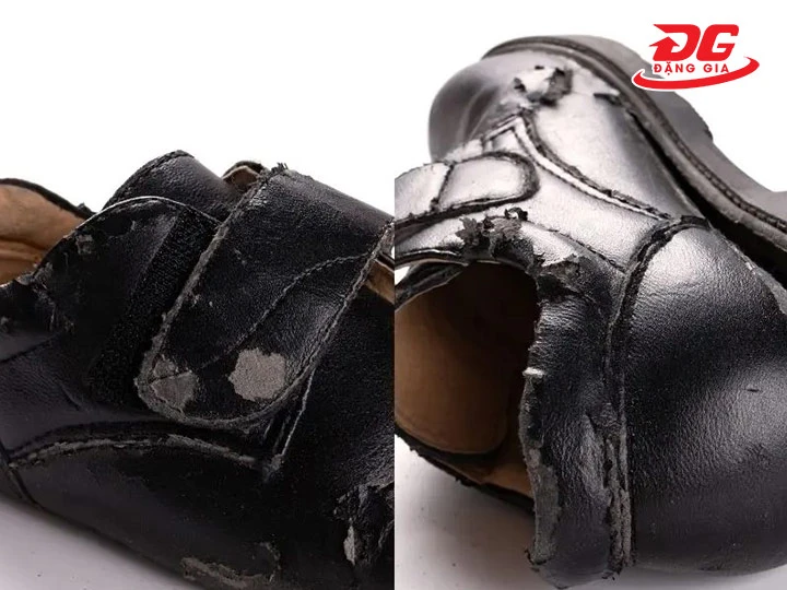 Giày da kém chất lượng