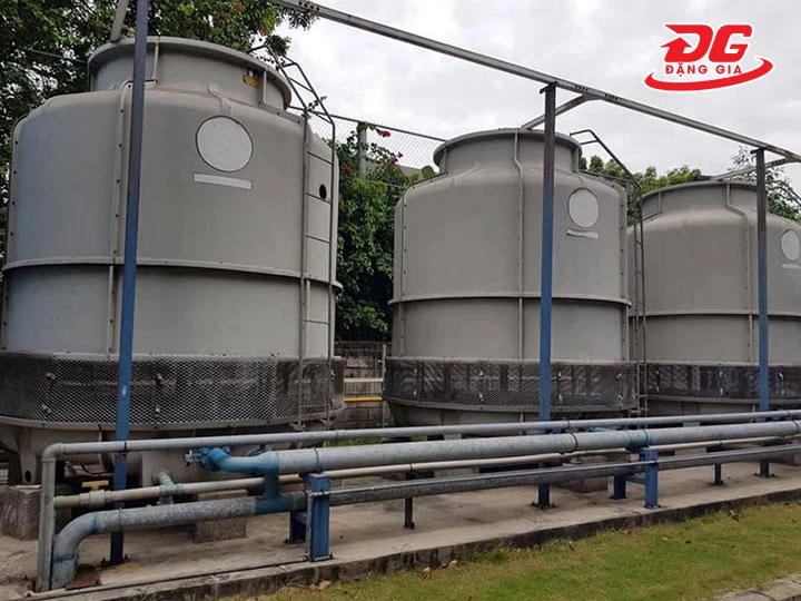 hiệu suất tháp giải nhiệt cũ không tốt