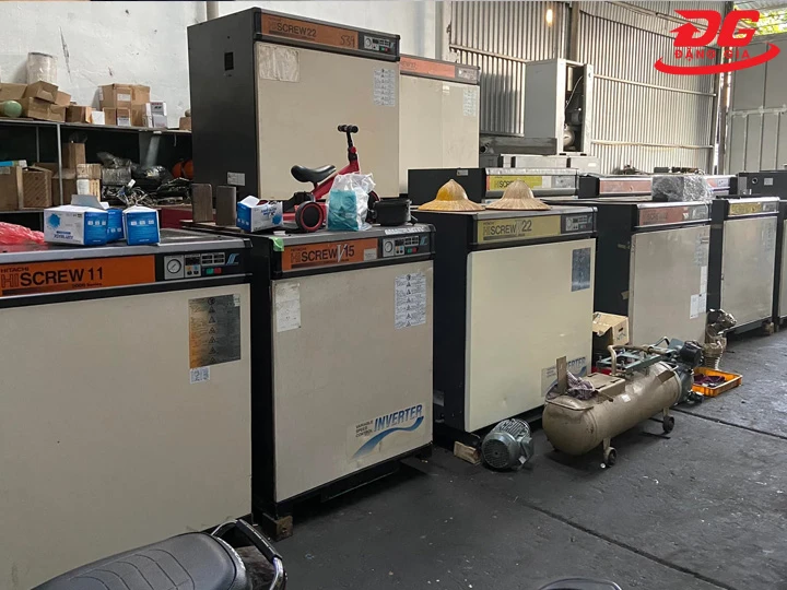 Khó chọn mua máy nén khí trục vít cũ