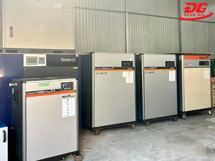 Mua máy nén khí trục vít cũ