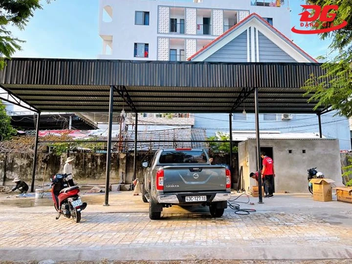 Quy trình rửa xe chọn mặt bằng