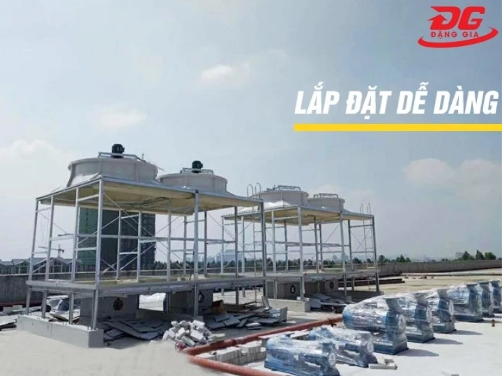 Tháp giải nhiệt TASHIN TSS 300RT lắp đặt nhanh