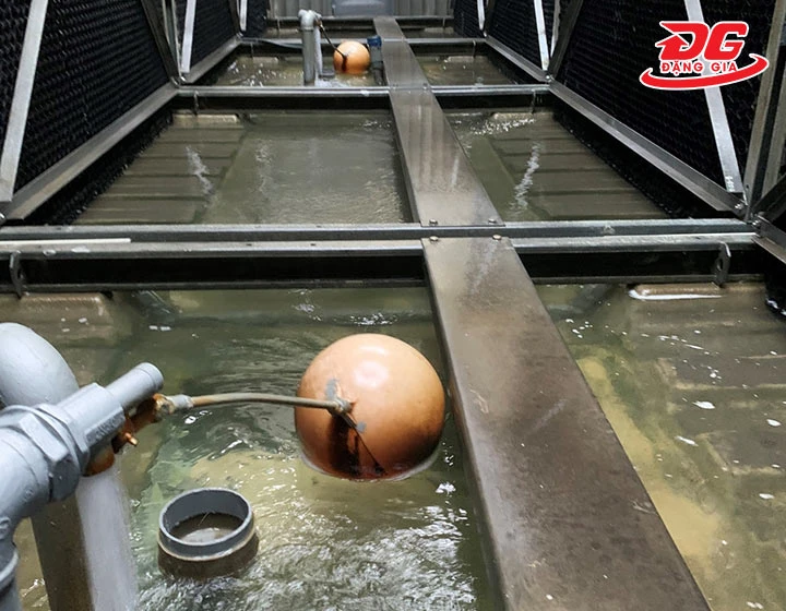 tính lượng nước cần bù đắp cho tháp giải nhiệt