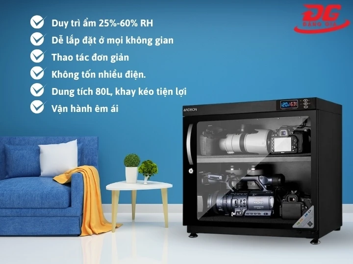 ưu điểm tủ chống ẩm Andbon AD-80HS