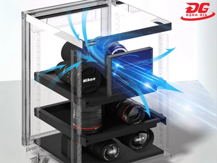 Công nghệ tủ chống ẩm Kumisai DHC 100 (100 lít)