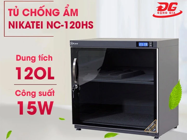 tủ chống ẩm Nikatei NC-120HS vận hành ổn định