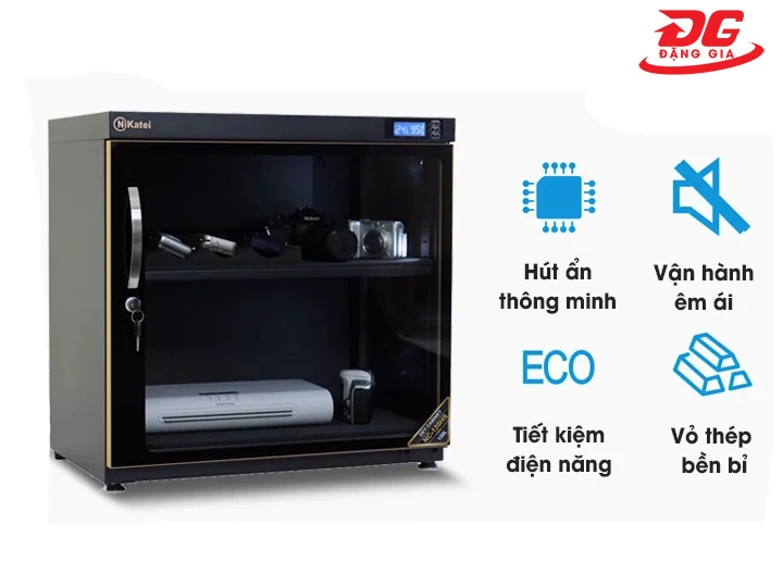 tủ chống ẩm Nikatei NC-120HS kiểm soát chính xác