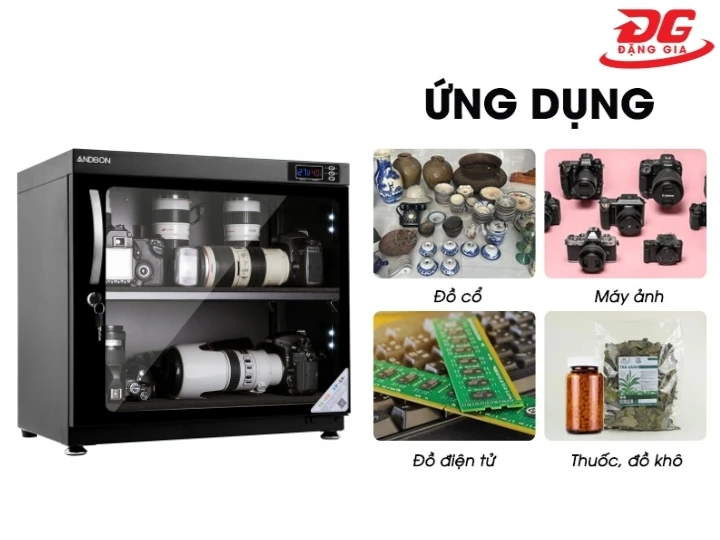 ứng dụng tủ chống ẩm Andbon AD-80HS