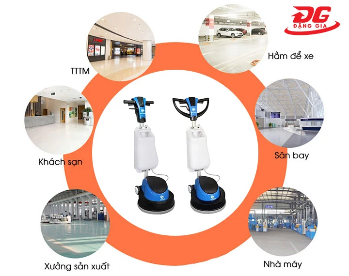 ứng dụng máy chà sàn Palada PD2AE