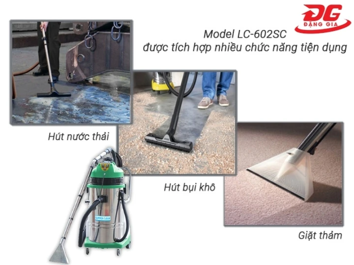 Supper Clean LC-602SC được tích hợp nhiều tính năng