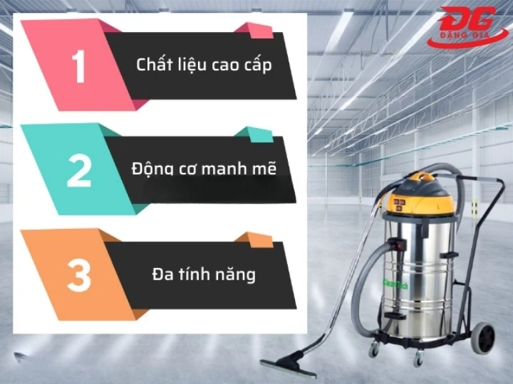 máy hút bụi công nghiệp Clean Tech CT 823 giá rẻ