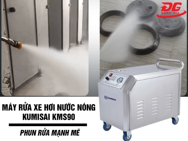 Máy rửa xe hơi nước nóng Kumisai KMS90
