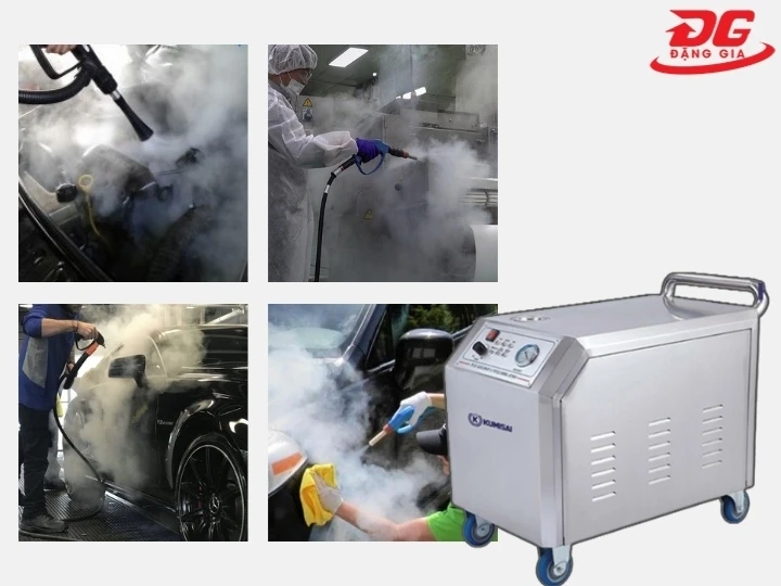 ứng dụng Máy rửa xe hơi nước nóng Kumisai KMS90