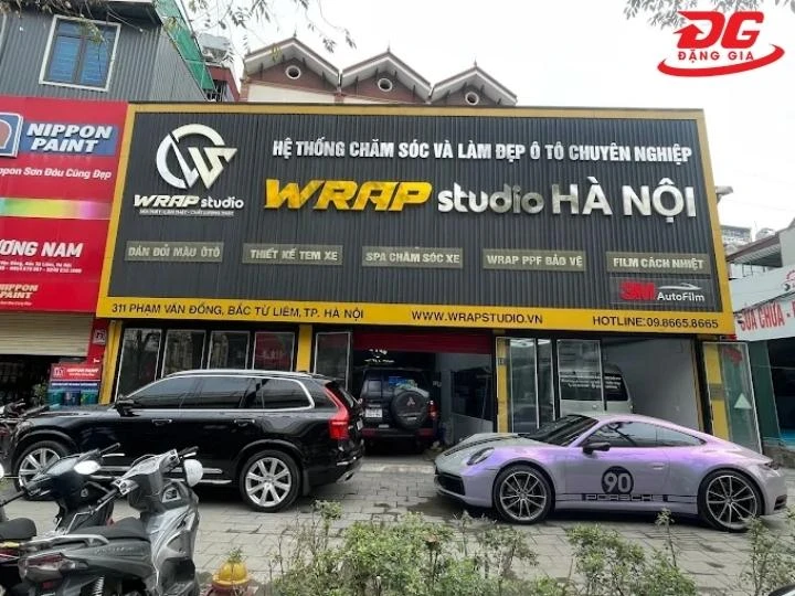 Tiệm rửa xe Bắc Từ Liêm Wrap