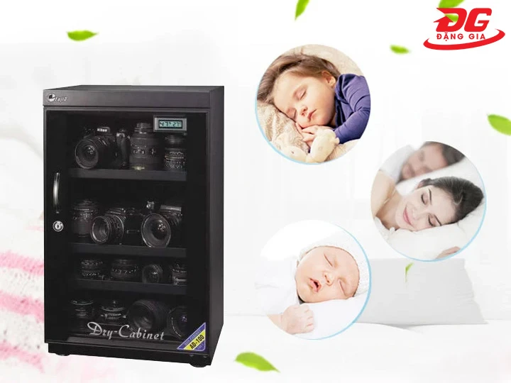 tủ chống ẩm máy ảnh FujiE AD100 hút ẩm vượt trội