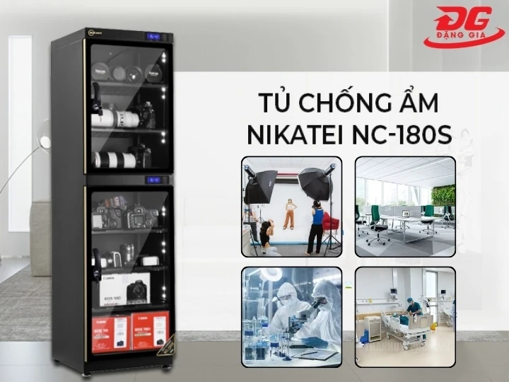 tủ chống ẩm Nikatei NC-180S bền